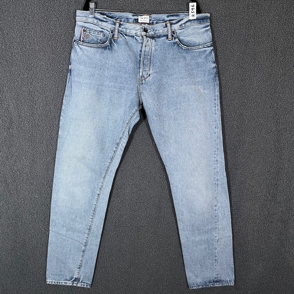 Todd Snyder Selvedge Denim Slim Fit USA Button Fly Jeans - Men's Size 36*32 Blue - Picture 1 of 13